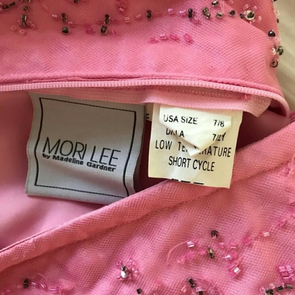 #SOLD# Mori Lee Ballgown Dress Prom Formal Pink7/8 - Picture 4 of 5